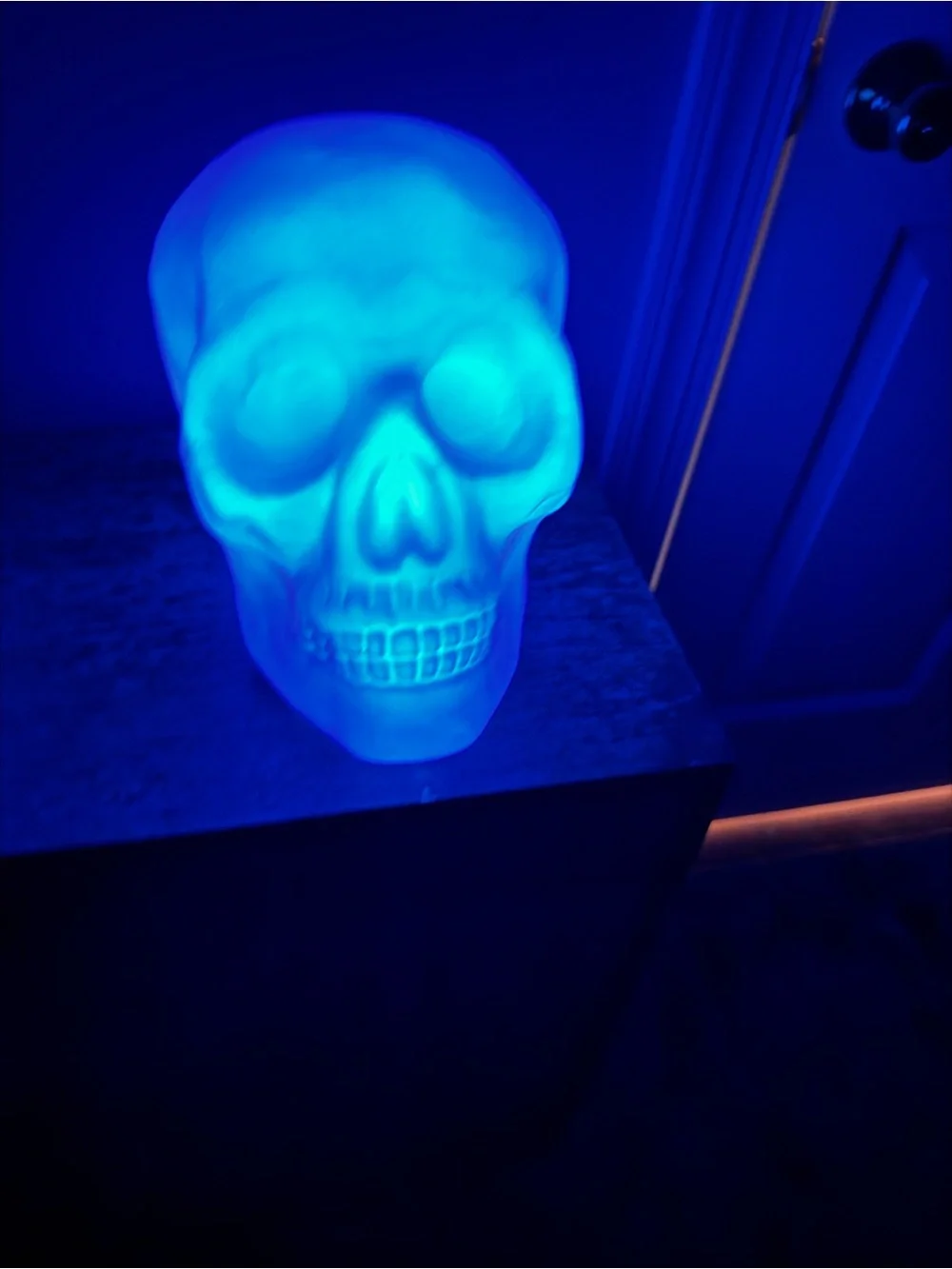 Ashland Halloween Color Changing Light up Skull